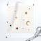Cream Stars Sky Constellations Space Moon Boho Astronomy Whimsical Medium Scale Custom Removable Wallpaper by Spoonflower Peel & Stick Wallpaper 2FT Wide